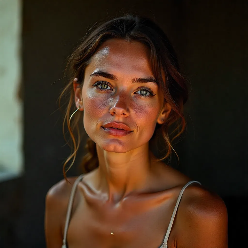 Natural light portrait photography